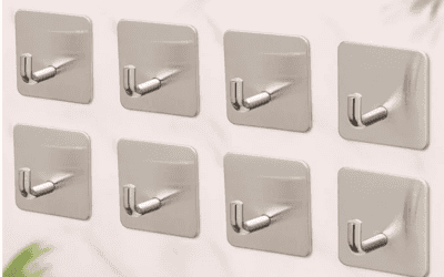 Heavy-Duty Adhesive Hooks (8-Pack)